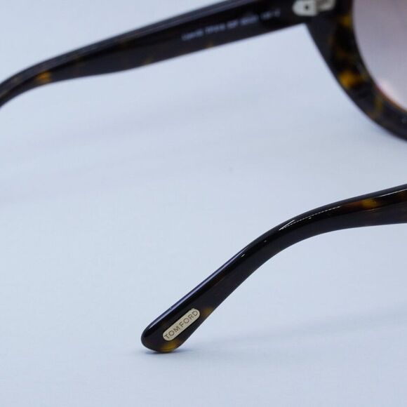 ?️ New Tom Ford Liya02 FT0918 52F Sunglasses - Dark Havana  display picture 1